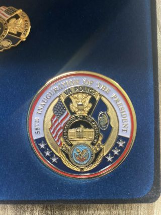 Department Of Veterans Affairs Police 58th Presidential Inauguration Badge Trump 3