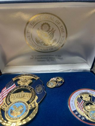 Department Of Veterans Affairs Police 58th Presidential Inauguration Badge Trump 5