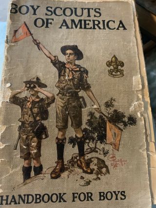 Boy Scouts Of America Handbook For Boys 1914 2nd Edition 11th Printing