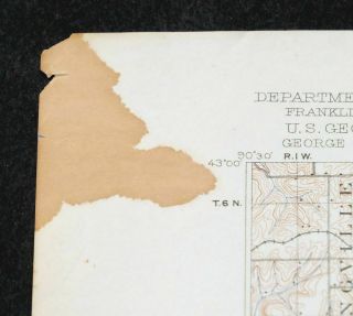 Mineral Point Wisconsin Antique USGS Topographic Map 1902 Platteville Topo 3