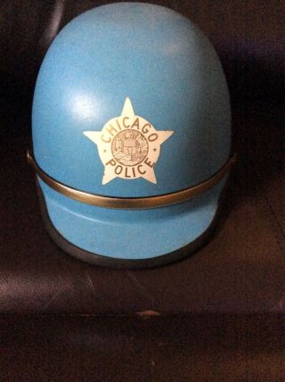 Vintage Chicago Police Motorcycle/riot Helmet