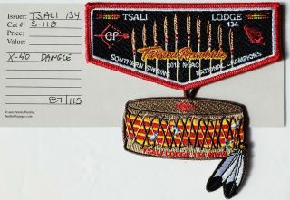 Oa Lodge 134 Tsali S - 118 Flap X - 40 Dangle 2018 Noac Southern Drum National Champ