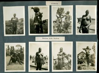 Vintage Photo Aboriginal Women Native Life Nigeria Gold Coast West Africa