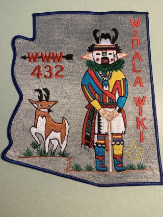 Boy Scout Oa 432 Wipala Wiki Jacket Patch (c2 -