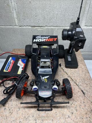 Vintage Tamiya Rc Hornet With Remote Battery And Charger