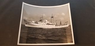 1950 - 60s F.  W.  S.  Albatross Boat Official Bureau Of Commercial Fisheries Photo