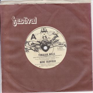 Mike Oldfield - Tubular Bells - Australia 7 " 45 Vinyl Record - 1974