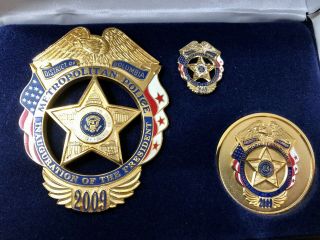 56th Inauguration Metropolitan Police Dc Badge Set