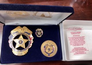 56th Inauguration Metropolitan Police DC Badge Set 2