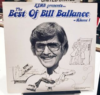 Bill Ballance - The Best Of Bill Ballance Vol.  1 Lp Blue Vinyl,  Cd Gary Owens