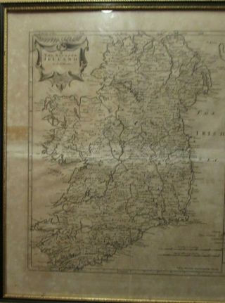 Antique Irish Map 