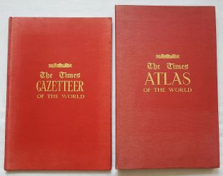 The Times Survey Atlas Of The World 112 Maps,  Gazetteer A - Z Index Usa China Etc