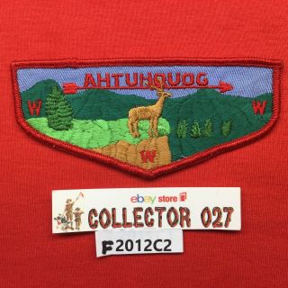 Boy Scout Oa Ahtuhquog Lodge 540 F1 Ff First Flap Order Of The Arrow Flap Patch