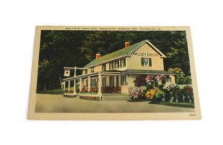 Vintage Postcard Valley Green Hotel Wissahickon Fairmount Park Philadelphia Pa