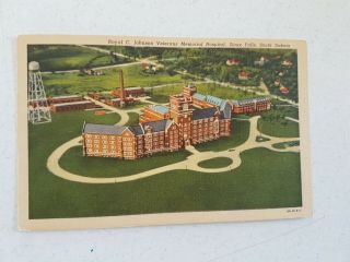 Postcard Vintage Posted Sioux Falls South Dakota Hospital 3 Ct Stamp