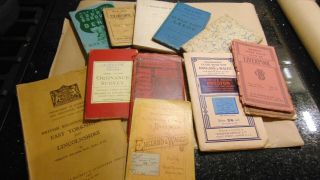 A Large Selection Of 30 Fold Out Maps And Ordnance Maps /war Map Of Europe Etc