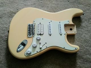 Loaded Squier Vintage Modified Stratocaster Guitar Body With Mim Fender Parts