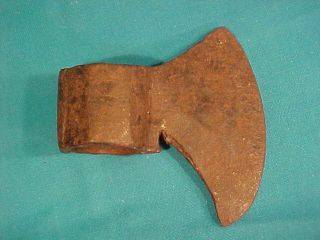 FINE OLD VINTAGE ANTIQUE HAND FORGED IRON TRADE AXE ORIG 19TH CENTURY 2