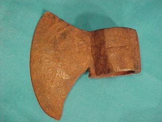 FINE OLD VINTAGE ANTIQUE HAND FORGED IRON TRADE AXE ORIG 19TH CENTURY 3