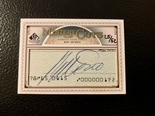 Roy Demeo Signed Mystery Cuts Card Mafia Mob Gambino & John Gotti Autograph