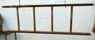 Antique Vintage Primitive Decorative 59 " Wooden Ladder