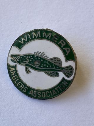 15 Enamel Vintage Fishing Club Badges Australia Victoria 2