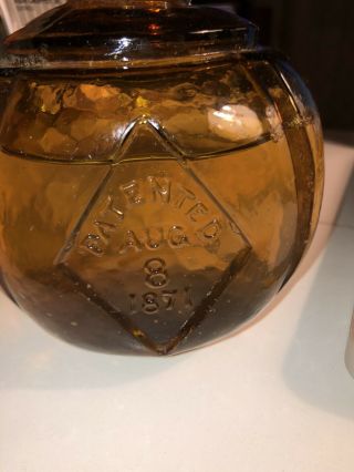 RARE Antique PATENTED 1871 Hayward Hand Glass Fire Extinguisher York 4