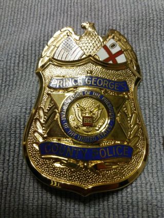 Obsolete Prince George ' s County MD Maryland Police 1989 Inaugural 2