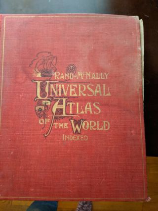 Rand - Mcnally Universal Atlas Of The World Indexed