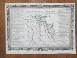 Mornas Atlas Large Decorative Map History Egypt - 1762