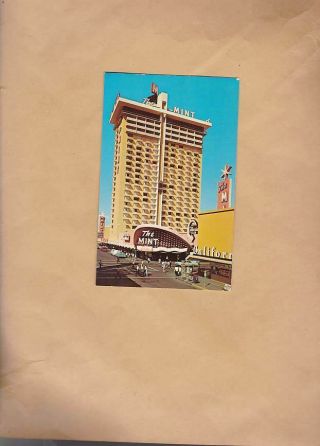 Vintage Hotel And Casino Las Vegas Nevada Photo Postcard