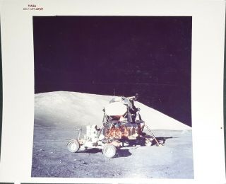 Nasa Official Apollo Mission Red Letter Kodak Photograph