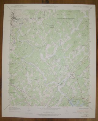 Mineral Bluff,  Georgia - Nc - Tn 1941 Photorevised 1973 Usgs Topo Map