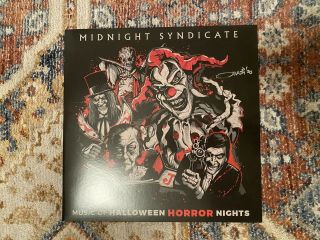 Music Of Halloween Horror Nights 2020 Red Vinyl Record Limited Editon Signed