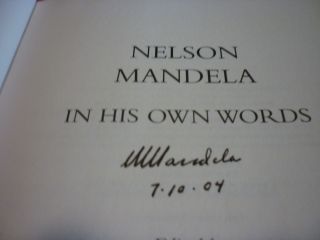 Year Special Signed Nelson Mandela