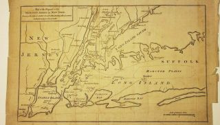 1776 Revolutionary War Map 