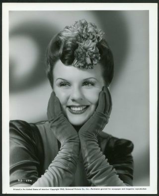 Deanna Durbin Vintage 1943 Portrait Photo By Ray Jones