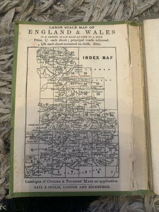 Rare CRUCHLEY ' S MAP OF LONDON BY GALL & INGLIS LARGE FOLDING MAP, 2