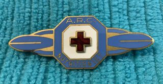 American Red Cross A.  R.  C Nutritionist Badge Circa.  1929 Rare,  Staff Aid Pin