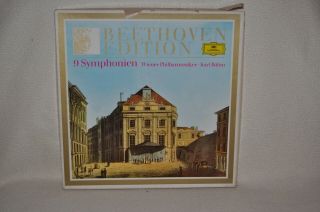 Beethoven Edition 9 Symphonien Wiener Philharmoniker Karl Bohm 8 Record Boxed