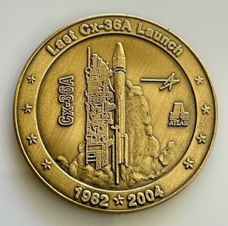 Ula Atlas Ii/iias Final Flight Last Gx - 36a Launch Coin.