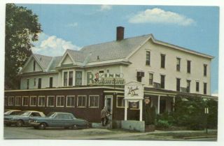 Essex Junction Vt The Lincoln Inn Vintage View Postcard - Vermont