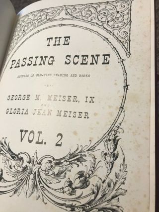 Vol 1 thru 12 The Passing Scene Meiser history of Reading & Berks County Pa 5