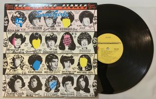 The Rolling Stones - Some Girls Lp 1978 Coc 39108 Censored 2nd Cover Vg,  Rock