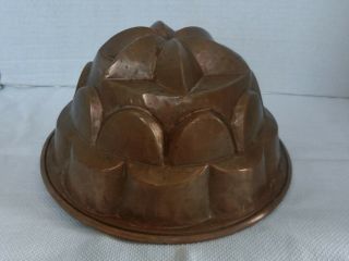 Vintage Copper Mold Tin Lined