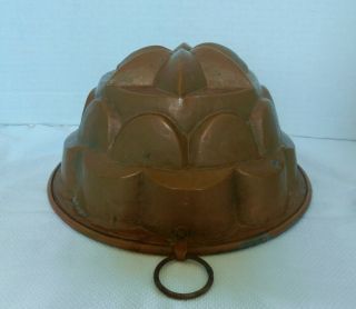 Vintage Copper Mold Tin Lined 2