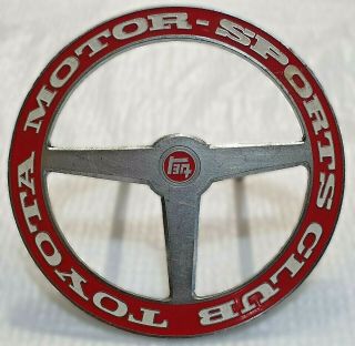 Vintage Toyota Motor Sports Club Badge / Emblem