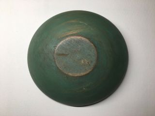 Best Early American Painted Wooden Bowl Pale Green Primitive