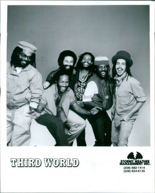 Promo Photo Musician Third World Band Stormy Weather Management 8x10