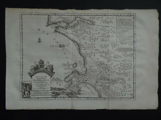 1729 Atlas Van Der Aa Map Cape Of Good Hope - Cap De Bonne Esperance - Africa